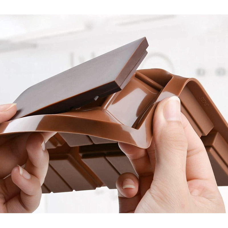 Moldes De Chocolate Moldes Barra De Chocolate Silicona 6066 - Marrón