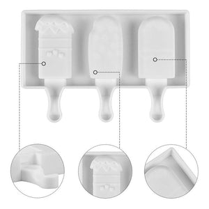 Moldes De Silicona Para Helados Molde Paletas Helado Mini437