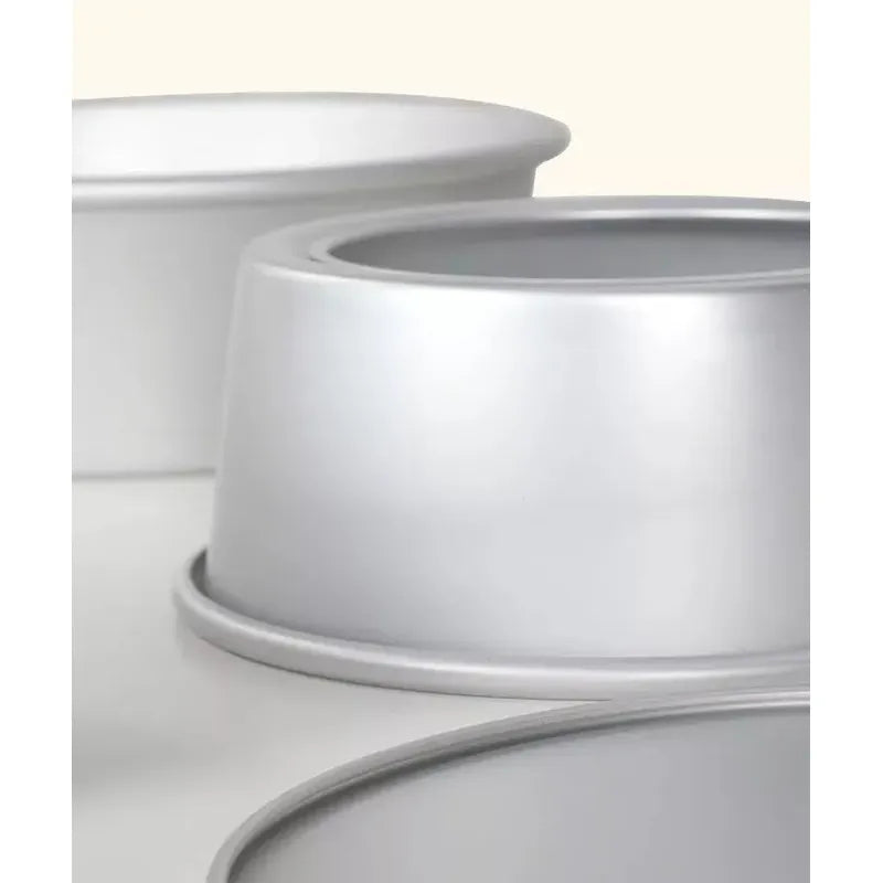 Moldes De Aluminio Para Tortas Molde Desmontable Molde Tortas 26cm Moldes Queque Redondo Moldes Para Queques Molde Para Torta Insumos Reposteria Pasteleriuscl Plateado