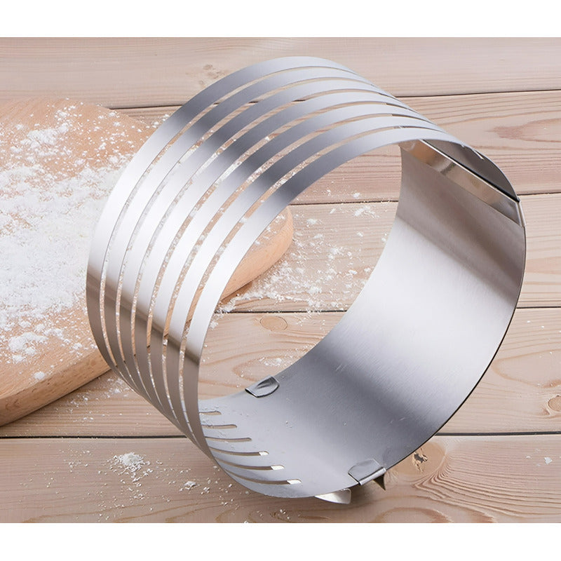 Cortador Bizcocho Moldes Para Torta Cortador De Torta 20cm Plateado