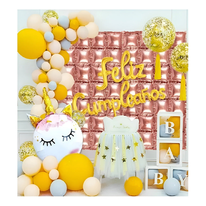 Pack 51 Globos Cumpleaños Globos Feliz Cumpleaños Globo 1976 Multicolor Cumpleaños