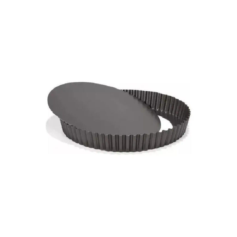 Molde Redondo Metal 24cm Antiadherente Pastelería Pasteleriuscl Gris