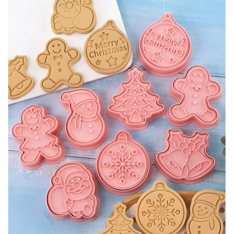 Cortador Galletas 3d Navidad Cortadores De Galletas Navidad