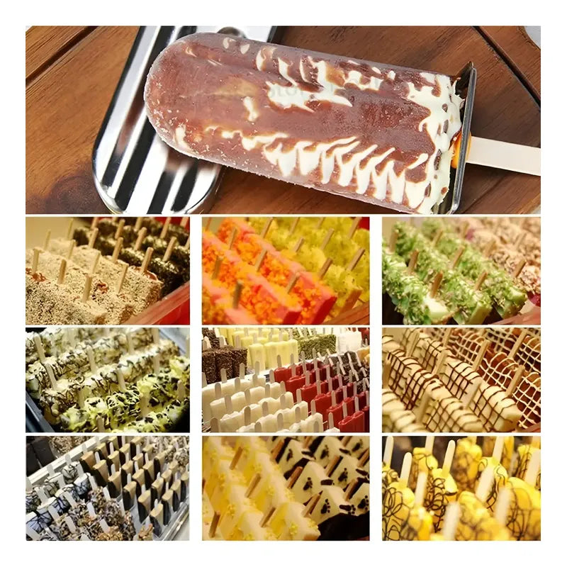 Molde Helados Moldes Reposteria Moldes De Aluminio 20cav Molde De Acero Inoxidable Para Helado Molde Paletas Helados Molde Helados Utensilios Reposteria Moldes De Acero Para Paletas Pasteleriuscl