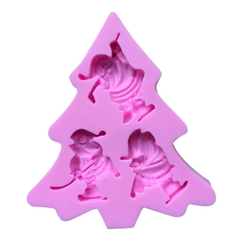 Molde De Silicona Molde Santa Molde Fondant Santa Jockey 322 Rosa Santa Jockey 2322