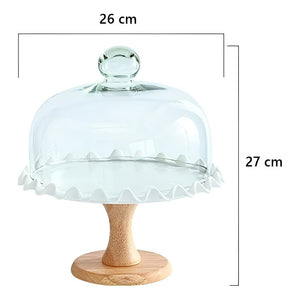 Base Para Torta Base Para Cupcakes Porta Tortas C/tapa 26cm