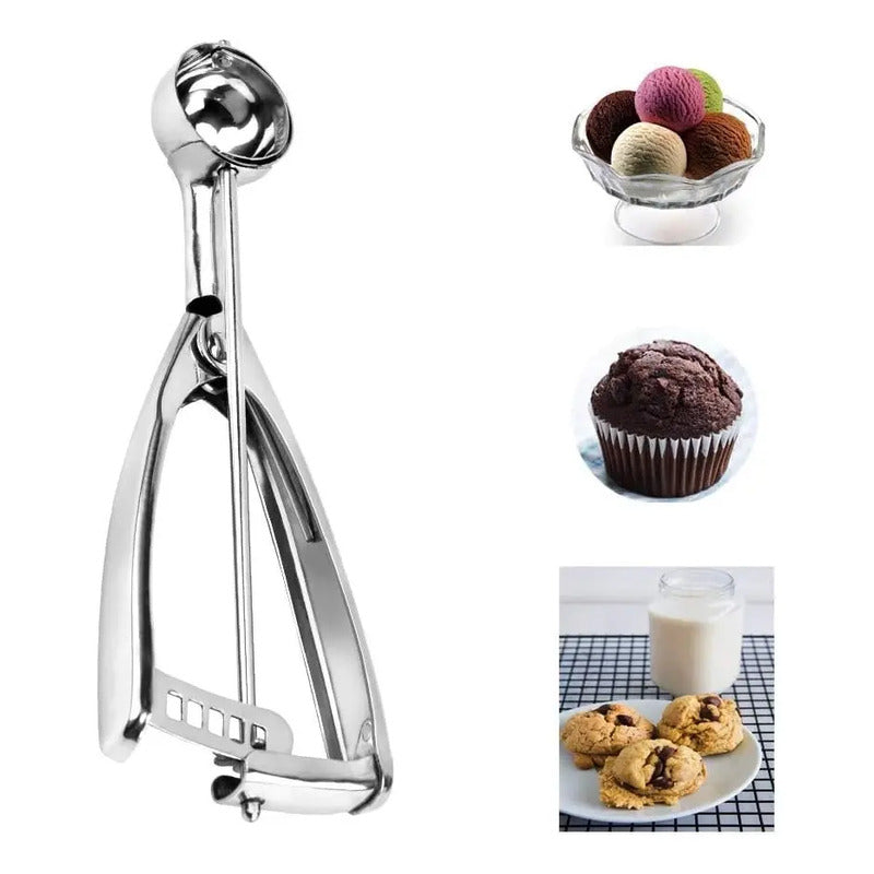 Cucharas Para Helado Cuchara Helado Cuchara De Helado 4cm Gris Claro