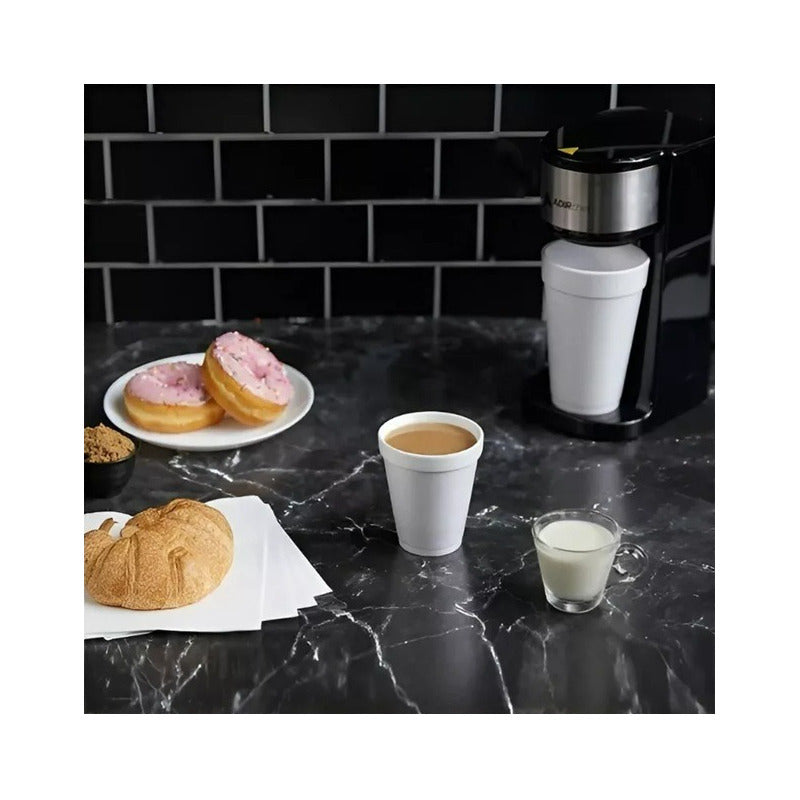 1000 Vasos Desechable Vasos Plumavit Termico Vaso 10oz/296ml Blanco / Vaso Plumavit 10oz