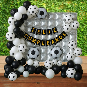 Set De Globos Decoracion Cumpleaños Futbol Cotillon Fiestas