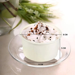 50 Vasos Polipapel Helado Vasos Desechables Pote Helado 4oz Vasos Polipapel Desechables Vasos Para Helado Polipapel Postre Vaso Desechable Vasos Papel Helado Pote Desechable Para Helados Pasteleriuscl