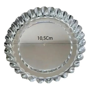 12 Molde De Tartaleta Molde Tarta Molde Mini Pie Fija 10,5cm Color Gris Mini Tartaletas Pies Postres Molde Para Tartas Para Hornear Resistentes Para Tartaletas Pasteles Mousse Tartas Pasteleriuscl
