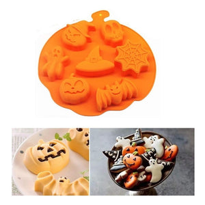 Moldes Halloween Moldes Silicona Halloween Molde Calabaza 7 Naranja