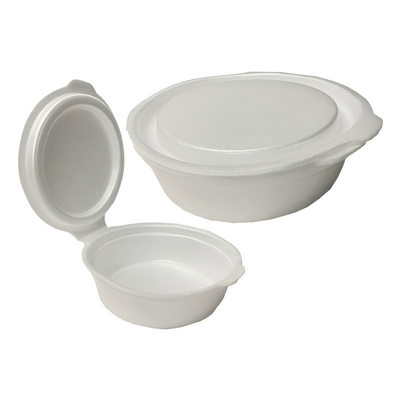 Set X100 Envases De Plumavit Para Comida Bandejas Contenedor