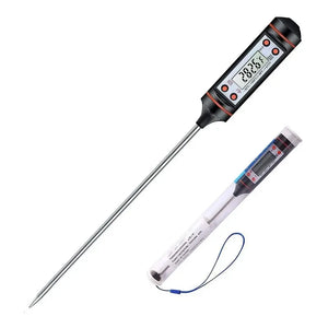 Set Balanza Digital Pesa Cocina Digital + Termometro Digital Blanco 5 Kg