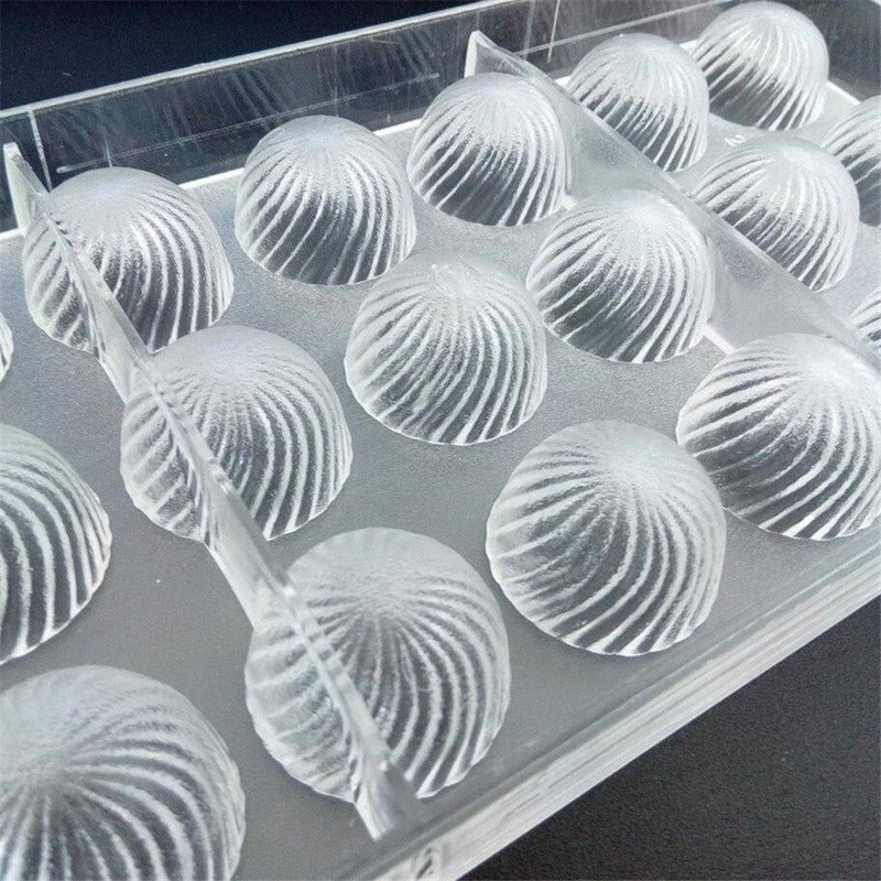 4 Moldes Chocolate Moldes De Chocolate Policarbonato Trufa