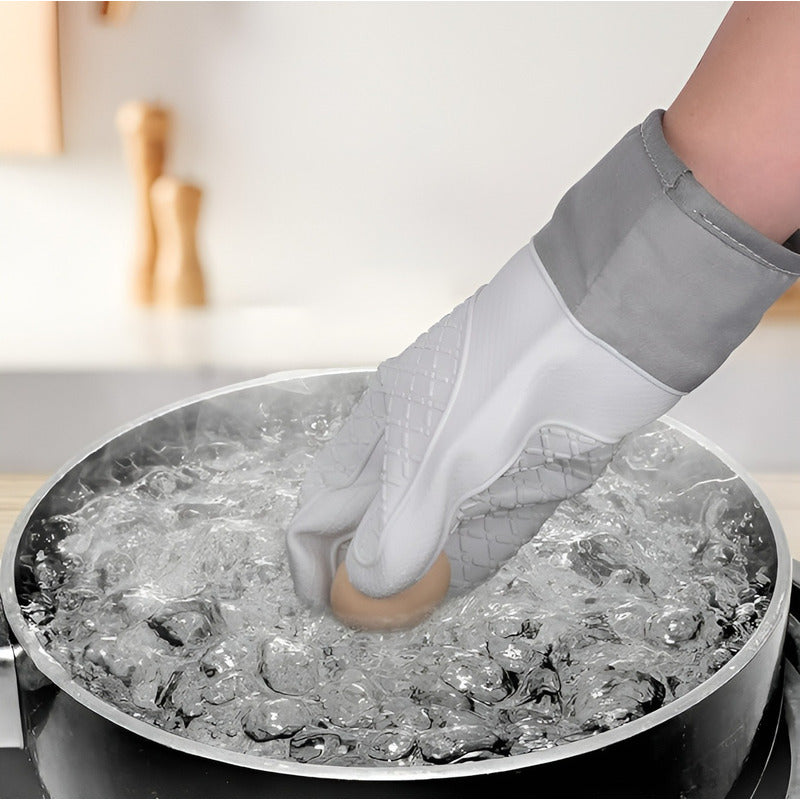 Guante Silicona Para Horno Toma Olla Guantes Cocina 27 Cm