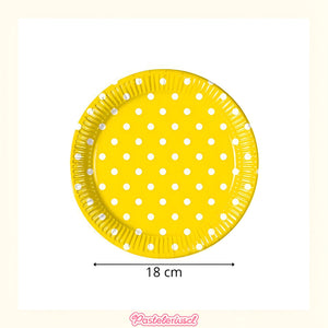 Servilletas Desechables Platos De Papel Suministro De Fiesta Amarillo