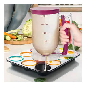 Dispensador De Masa Dispensador Masa Liquida Torta Queque Dosificador De 900ml Permite Verter Alimentos De Manera Fácil Para Repostería Dosificadora Para Cupcake Suministros Para Hornear Pasteleriuscl