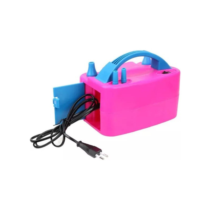 Inflador De Globos Bombas Eléctrico 2 Inyectores Fiestas