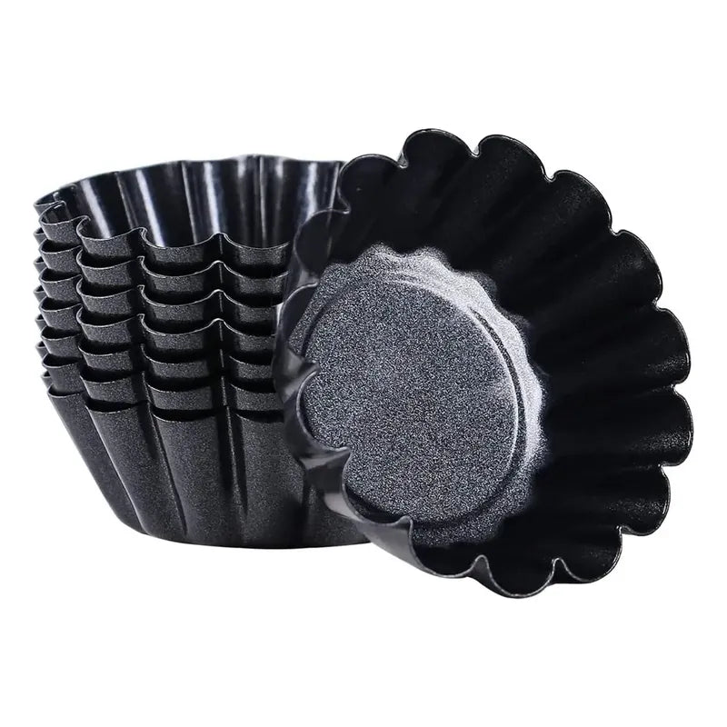 Pack 48 Moldes Mini Tartaleta Molde De Aluminio Para Postres Gris