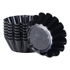Pack 48 Moldes Mini Tartaleta Molde De Aluminio Para Postres Gris