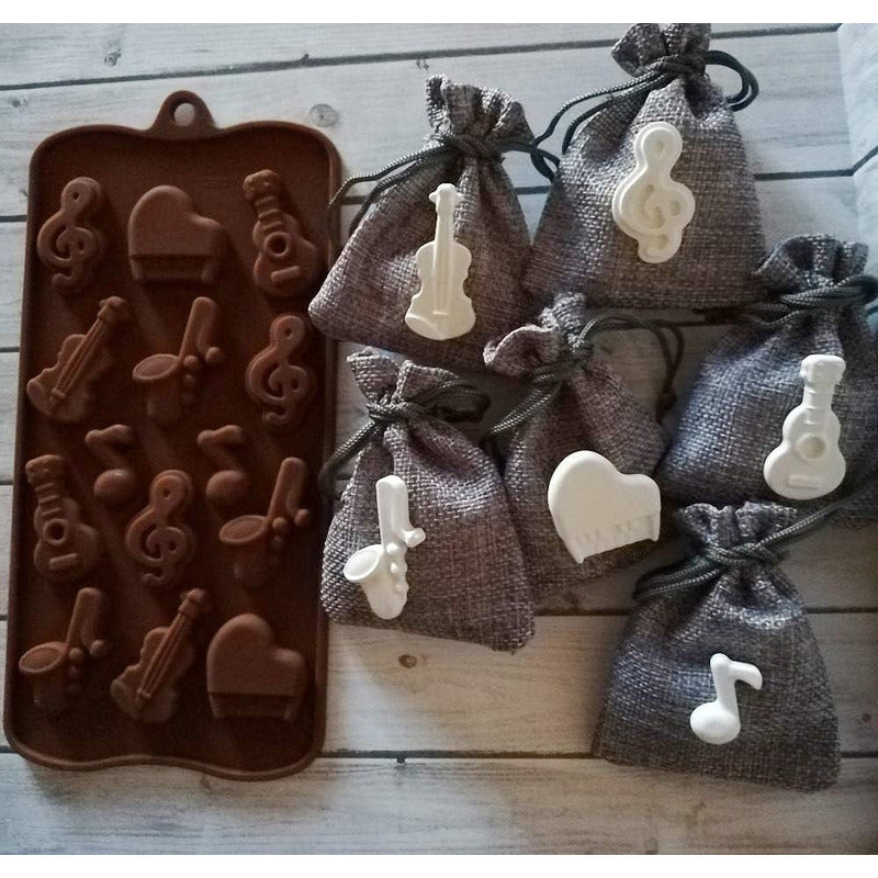 Moldes De Chocolate Moldes Silicona Chocolate Instrumentos Marrón