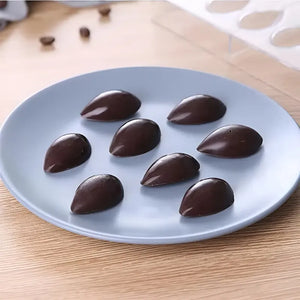 Molde Para Chocolate Ovalado De Acrílico Con 24 Cavidades Molde De Barra De Chocolate Herramientas Para Pastelería Molde De Chocolate 3d Molde Duradero Fácil Liberación Antiadherente Pasteleriuscl