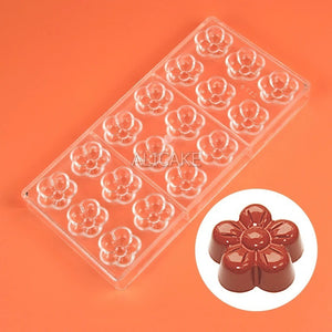 Moldes Chocolate Moldes De Chocolate Policarbonato Flores