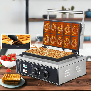 Waflera Industrial Wafleras Maquina De Waffles Mini 10pcs