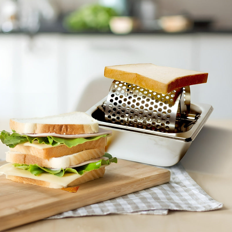 Esparcidor De Mantequilla Rueda Mantequillera Rodillo 100mm Plateado