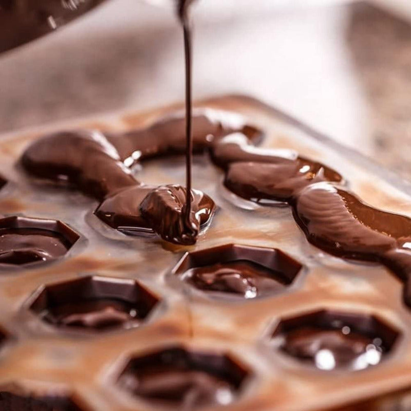 Pack 4 Moldes Chocolate Molde Chocolate Policarbona Diamante