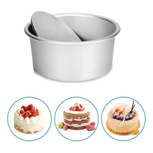 Moldes De Aluminio Para Tortas Molde Desmontable Molde Tortas 16cm Moldes Queque Redondo Moldes Para Queques Molde Para... Plateado