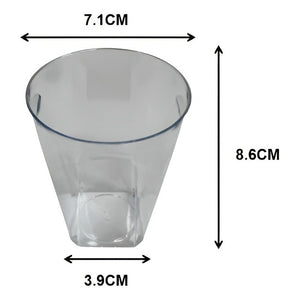 Pack X20 Vasos Plasticos Pocillos Para Postres Vasos 200ml