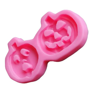 Molde De Silicona Molde Calabaza Molde Fondant Calabaza 2301 Rosa