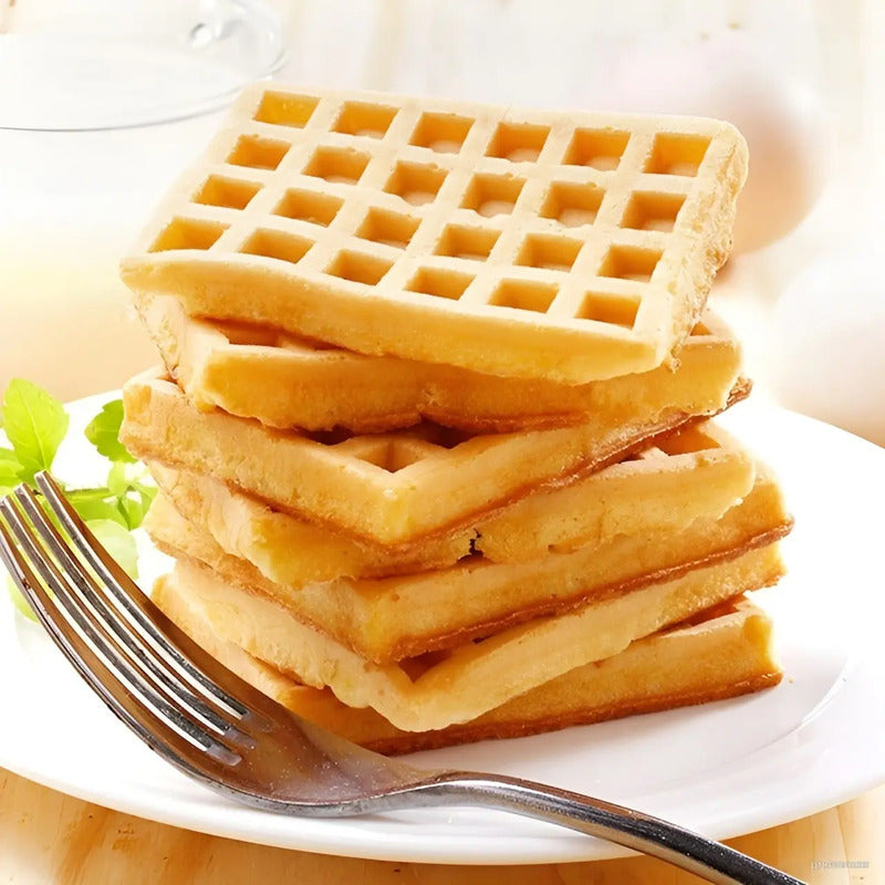 Waflera Doble Wafleras Maquina De Waffles Waflera Industrial Plateado / Maquina De Waffles 2pcs