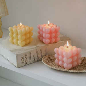 Pack X4 Moldes Para Hacer Velas Molde Para Velas Corazon 3d