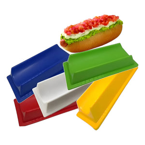 10 Porta Completos Plástico Completero Reutilizable Hot Dog