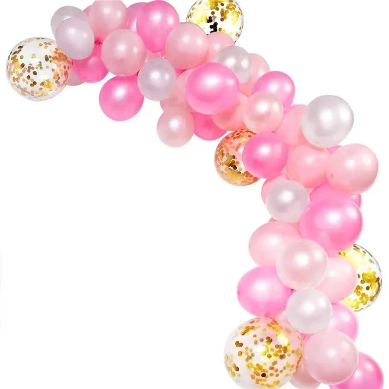 Pack X25 Set De Cumpleaños Globos Cumpleaños Globos Rosa Rosa 100937