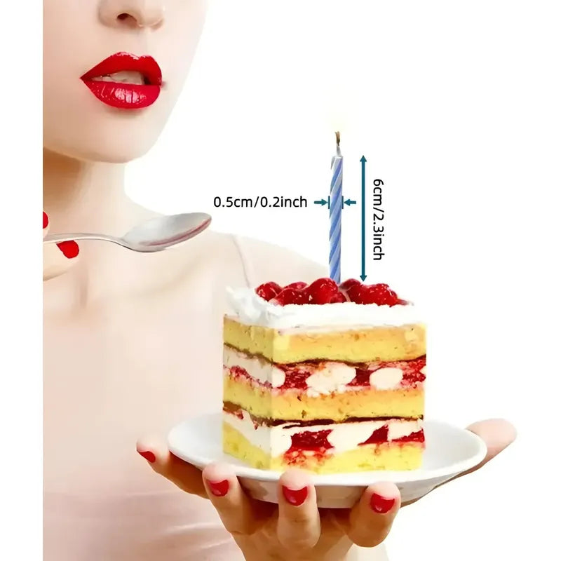 Set 72 Velas De Cumpleaños Vela Decorativa Vela De Torta Diseño Set 72 Velas Multicolor 5033