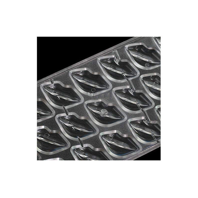 Pack X2 Molde Chocolate Acrilico Moldes Chocolate Molde Beso Gris