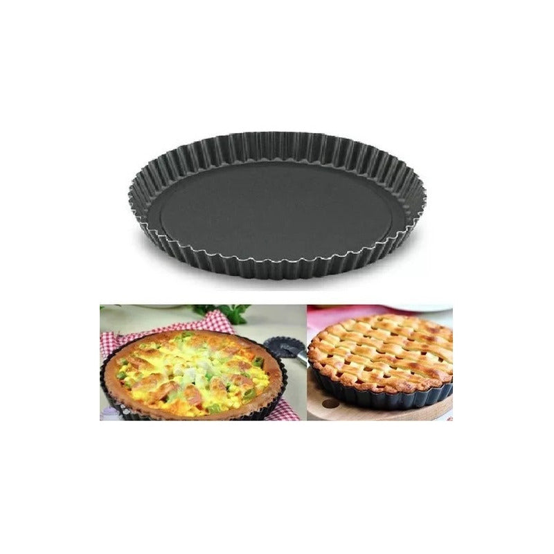 Moldes Desmontable Molde Desmontables Para Tartaletas 32cm Gris