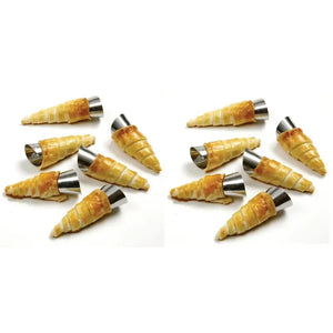 Pack X12 Cono Molde Para Cannoli Molde Cocina Cachito Croissant Pan Danes Molde Cono Molde De Cachitos Molde Para Cannoli Molde Para Conito Molde Cachito Molde Cannoli Molde Pasteleriuscl Gris