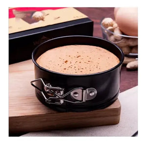 Molde Torta Moldes Queque Moldes Desmontables Mini Redondo Molde Para Hornear Redondo Antiadherente Fondo Extraíble Mini Moldes Utensilios De Repostería Para Cheesecakes Pasteleriuscl Gris