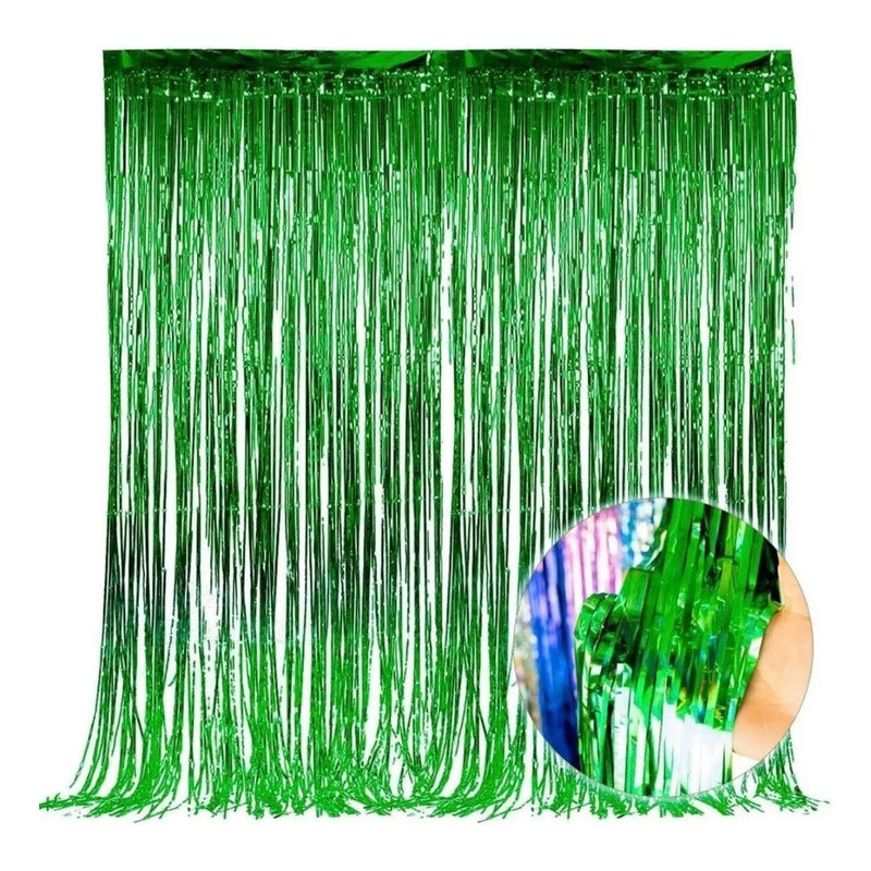 2 Cortina Guirnalda Cumpleaños Guirnalda Cumpleaños Verde 2m Verde Cortina De Cumpleaños