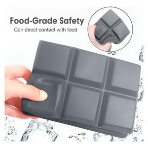 Cubetas Hielo Cubetera Cubetas Silicona Cubeta C/tapa 6cav