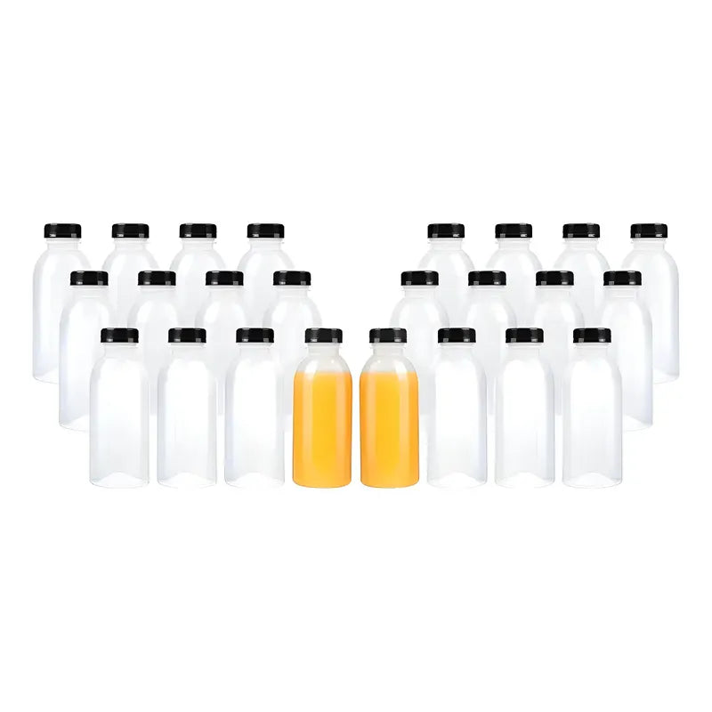 X24 Botellas Plasticas Transparentes Botellas Con Tapa 500ml Color Transparentes / Botellas Plasticas 500ml