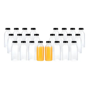 X24 Botellas Plasticas Transparentes Botellas Con Tapa 500ml Color Transparentes / Botellas Plasticas 500ml