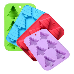 Molde De Navidad Moldes Navidad Molde Silicona Navidad Pino Multicolor