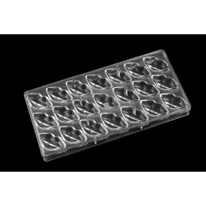 Pack X2 Molde Chocolate Acrilico Moldes Chocolate Molde Beso Bandeja Transparente Para Chocolate Moldes De Chocolate En... Gris Claro