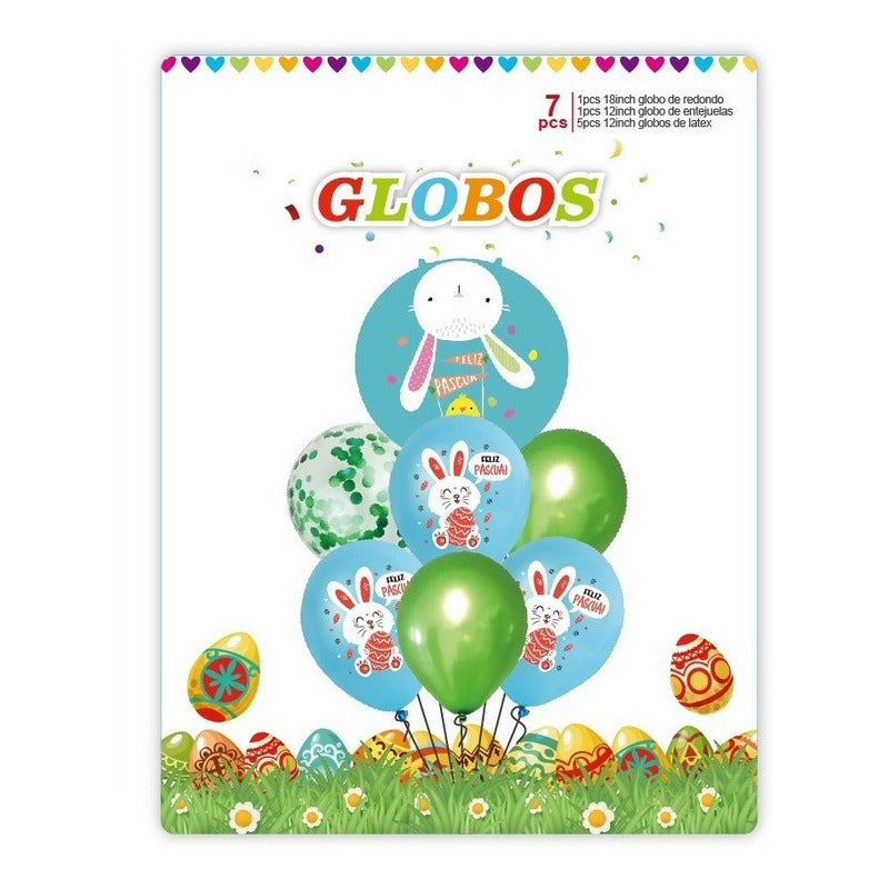7 Globos De Conejo De Pascua Globos De Pascua Globos Conejo